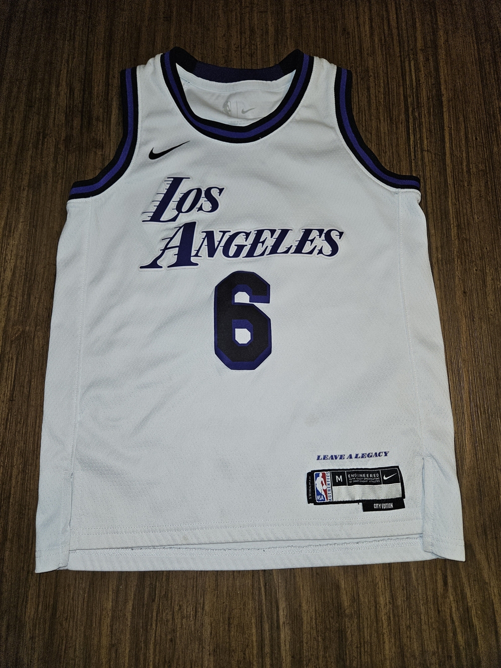Nike Kids Los Angeles James White Purple Jersey #6